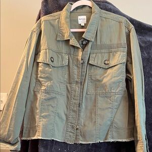 Kensie Green Utility Jacket
